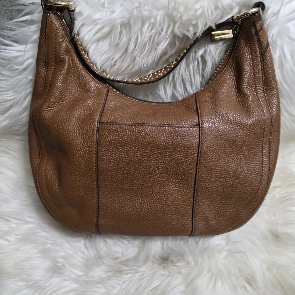 Michael Kors Brown Leather Hobo Bag - Picture 2 of 5